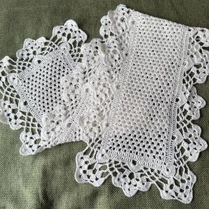 Elegant White Table Runner 46 x 12